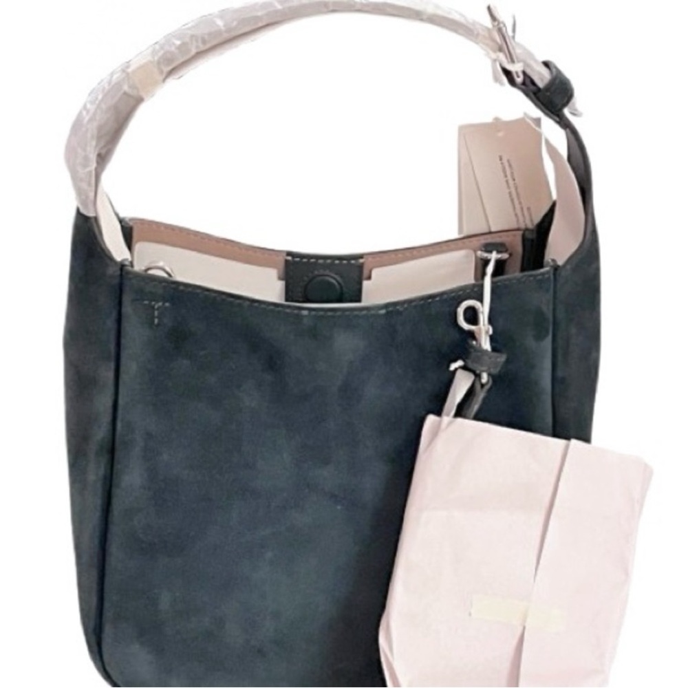 🆕- Tory Burch-Thea Suede Crossbody/Shoulder Bag. Warm Teal. NWT Gorgeous - Picture 3 of 12